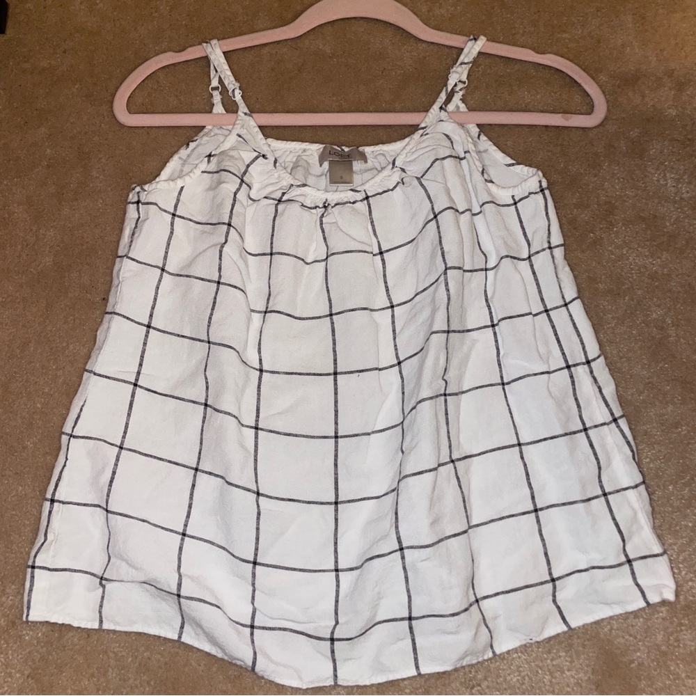 Loft - stripe tank top size Small